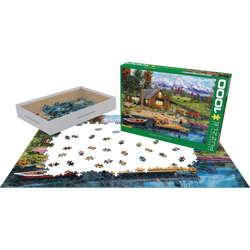Mountain Cabin 1000 Piece Jigsaw Puzzle Eurographics