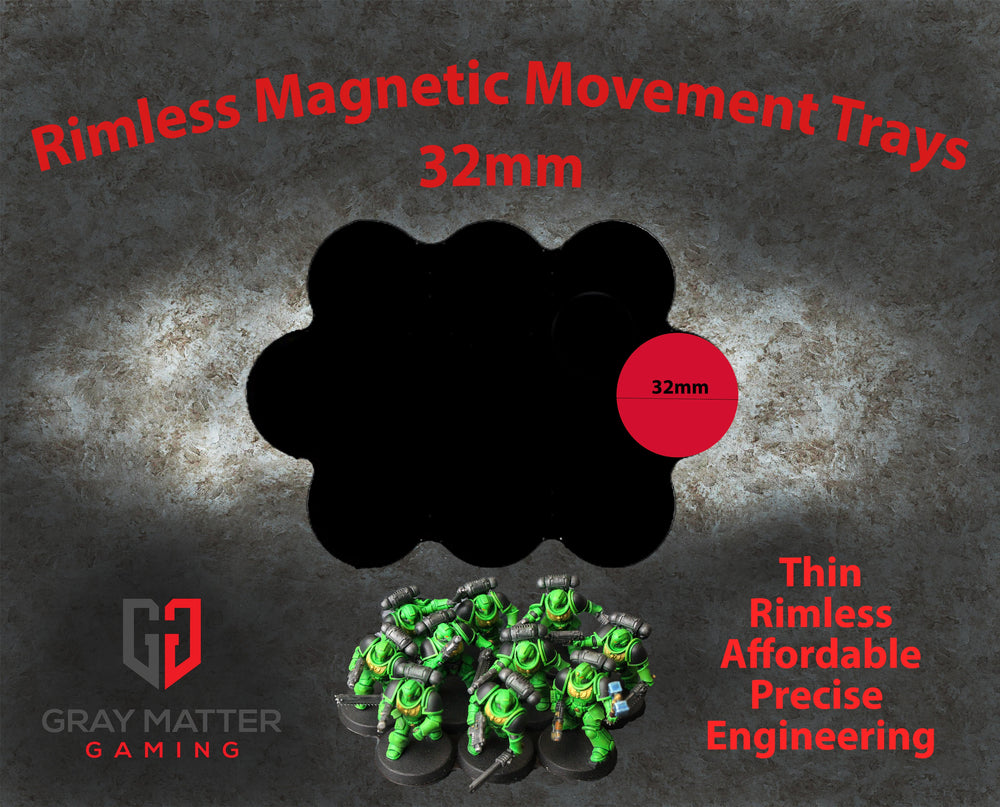Horde Collection (Set of 5) 10-Man 32mm Cloud Magnetic Movement Tray (Online Order Only)
