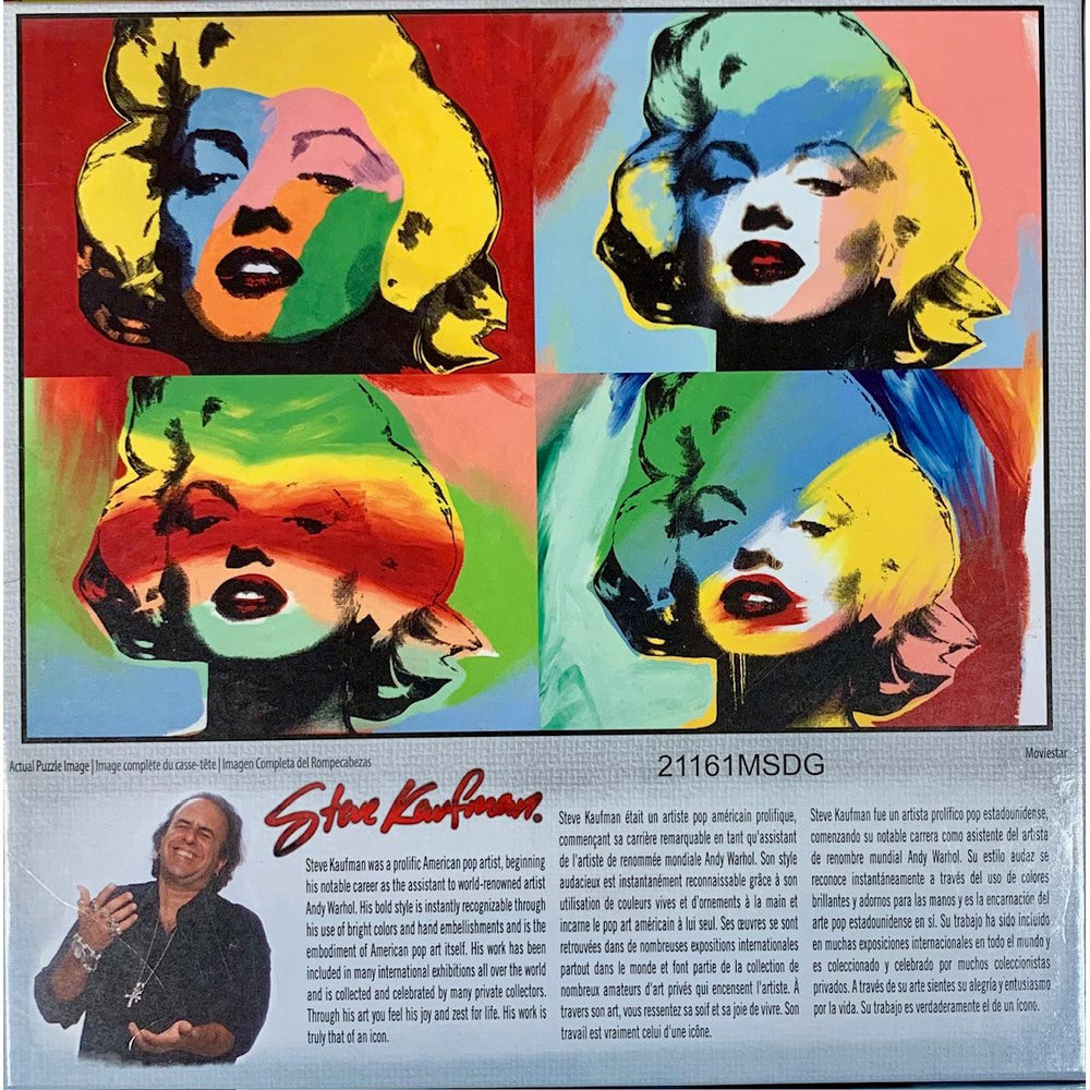 Movie Star by Steve Kaufman 1000 Piece Jigsaw Puzzle Sure Lox (ONLINE ORDER ONLY)