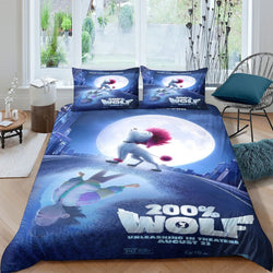 Movie 200% Wolf  Bedding Set Pattern Quilt Cover Without Filler (Online Order Only)