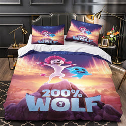 Movie 200% Wolf  Bedding Set Pattern Quilt Cover Without Filler (Online Order Only)