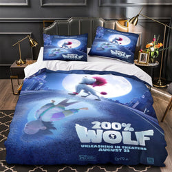 Movie 200% Wolf  Bedding Set Pattern Quilt Cover Without Filler (Online Order Only)