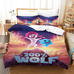 Movie 200% Wolf  Bedding Set Pattern Quilt Cover Without Filler (Online Order Only)