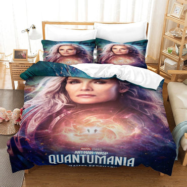 Movie Ant-Man and The Wasp Quantumania Bedding Set Quilt Cover (Online Order Only)