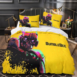 Movie Bumblebee Duvet Cover Pattern Bedding Set Without Filler (ONLINE ORDER ONLY)