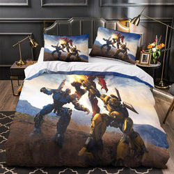 Movie Bumblebee Duvet Cover Pattern Bedding Set Without Filler (ONLINE ORDER ONLY)