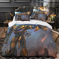 Movie Bumblebee Duvet Cover Pattern Bedding Set Without Filler (ONLINE ORDER ONLY)
