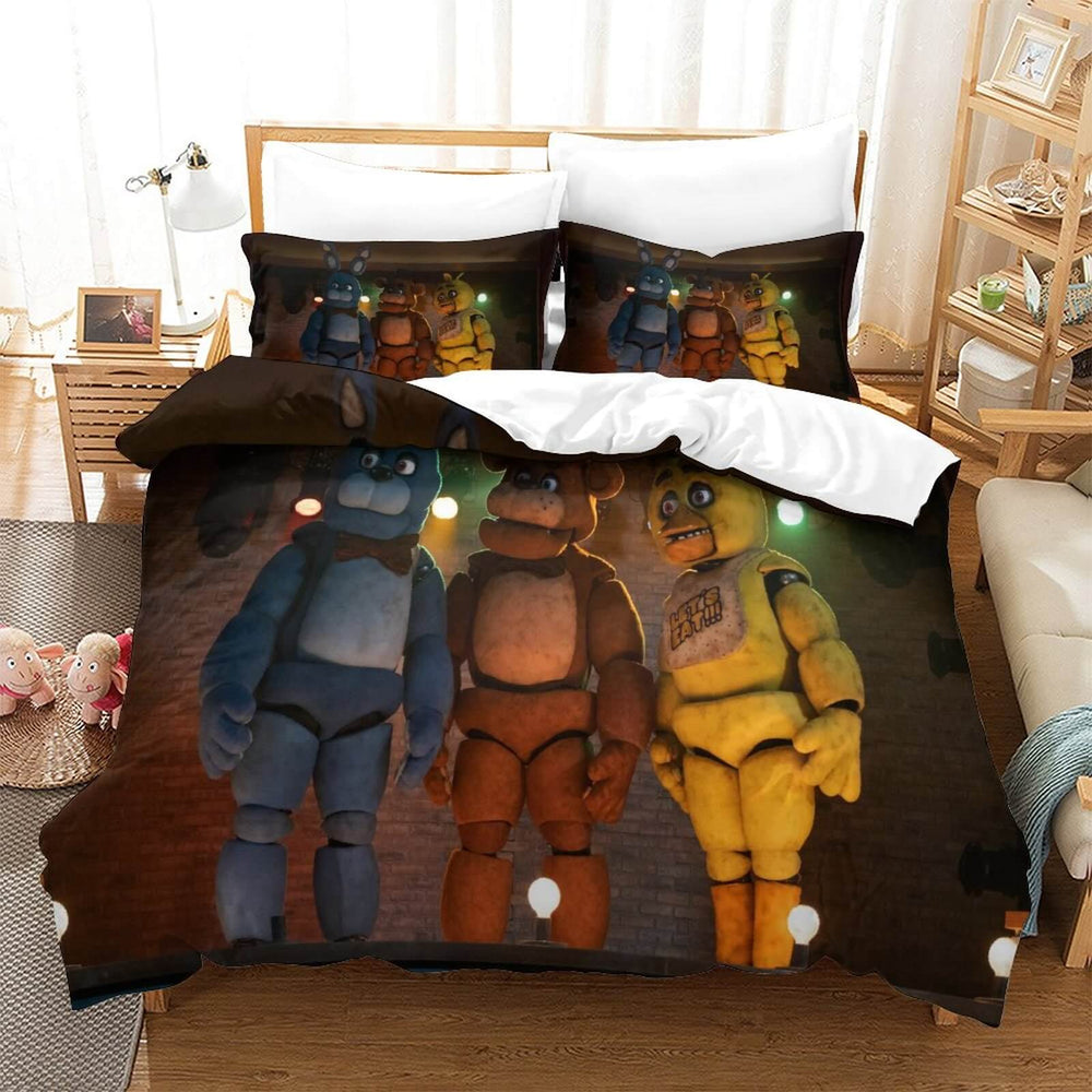 Movie Five Nights At Freddys Bedding Set Quilt Duvet Cover Without Filler (Online Order Only)