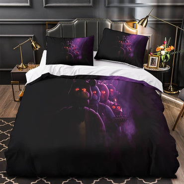 Movie Five Nights At Freddys Bedding Set Quilt Duvet Cover Without Filler (Online Order Only)