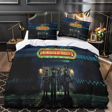 Movie Five Nights At Freddys Bedding Set Quilt Duvet Cover Without Filler (Online Order Only)