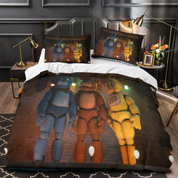 Movie Five Nights At Freddys Bedding Set Quilt Duvet Cover Without Filler (Online Order Only)