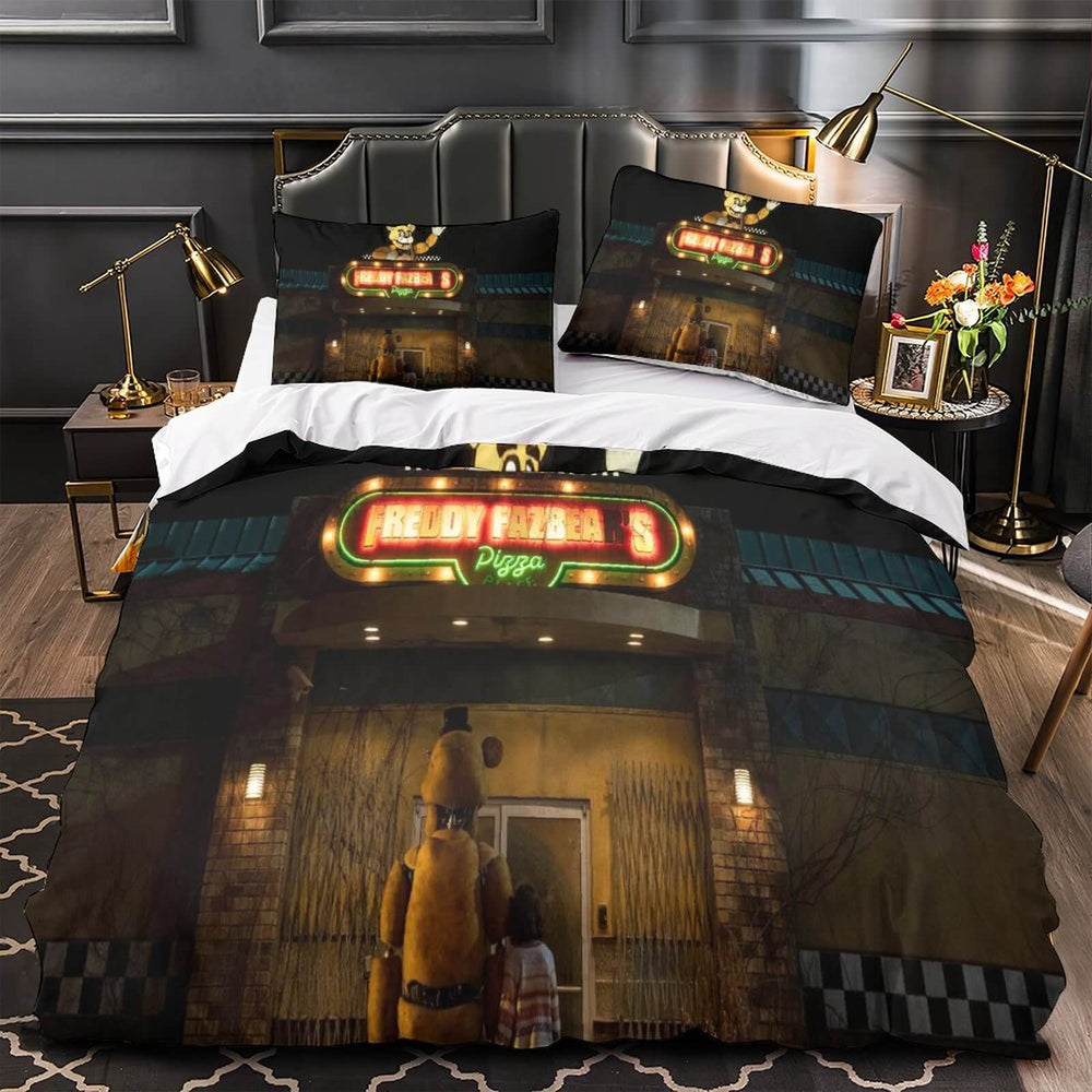 Movie Five Nights At Freddys Bedding Set Quilt Duvet Cover Without Filler (Online Order Only)