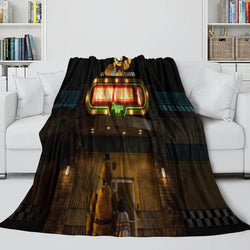 Movie Five Nights At Freddys Blanket Flannel Fleece Throw Room Decoration (Online Order Only)