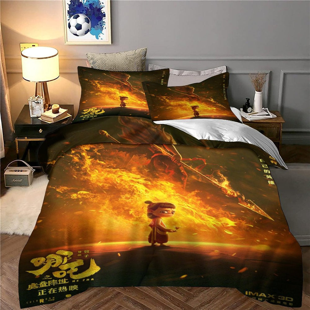 Movie Ne Zha 2 Bedding Set Quilt Cover Without Filler (Online Order Only)