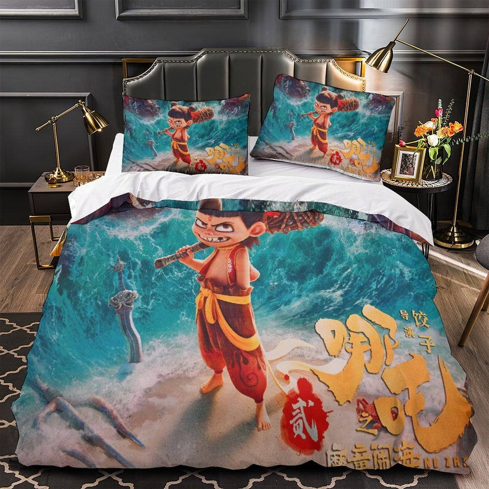 Movie Ne Zha 2 Bedding Set Quilt Cover Without Filler (Online Order Only)