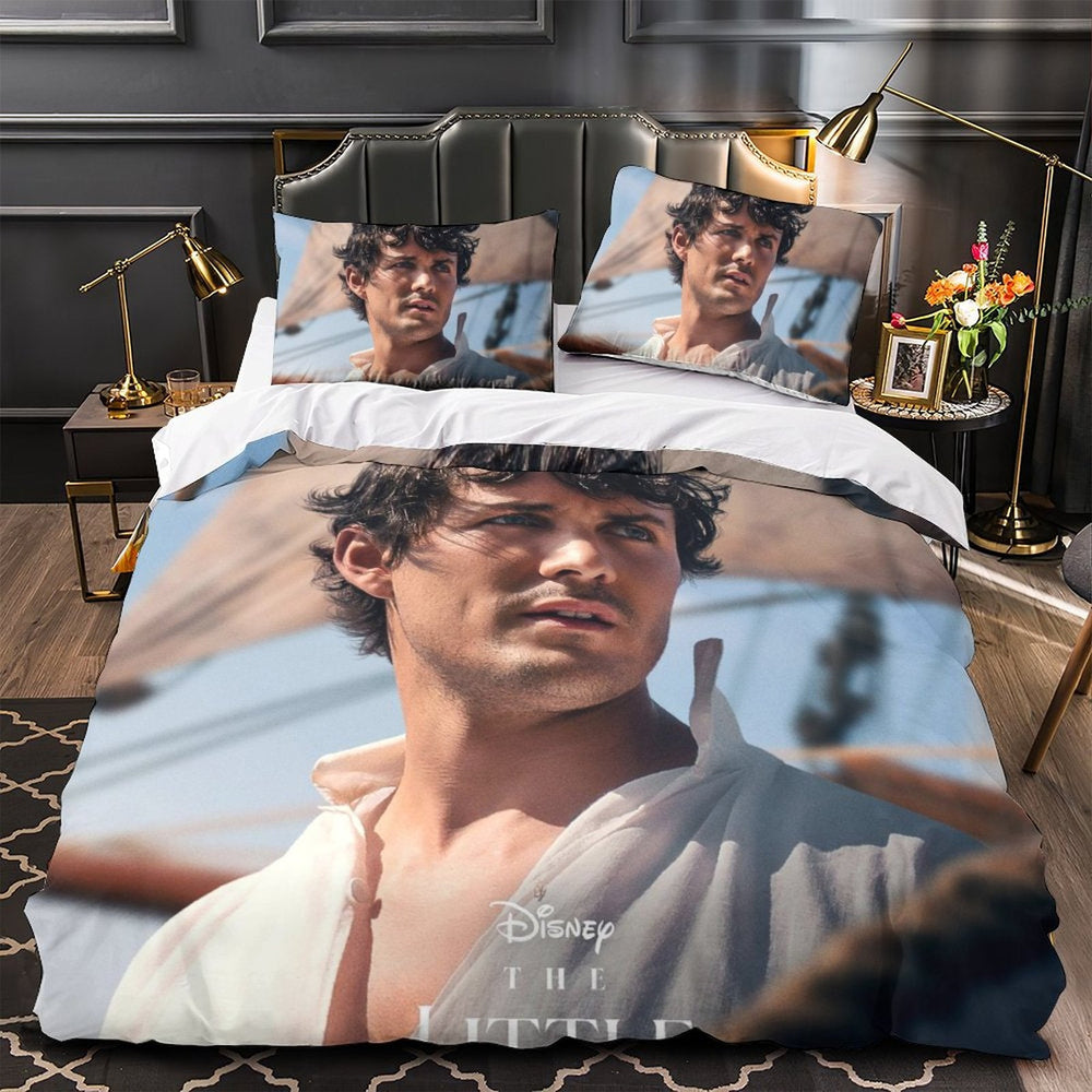 Movie The Little Mermaid Bedding Set Quilt Duvet Cover Without Filler (Online Order Only)