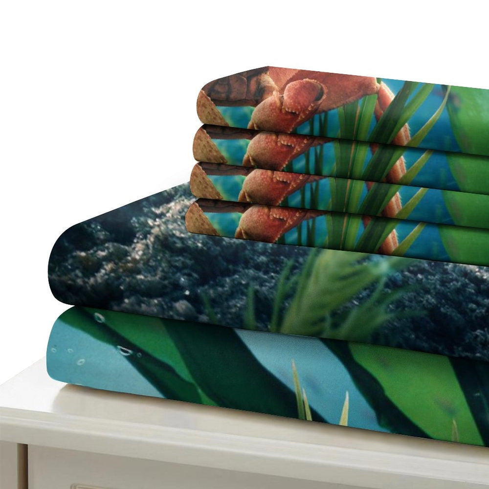 Movie The Little Mermaid Bedding Set Quilt Duvet Cover Without Filler (Online Order Only)