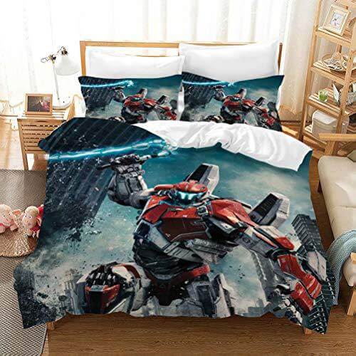Movie Transformers Optimus Prime Bedding Sets Quilt Cover Without Filler (Online Order Only)