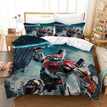 Movie Transformers Optimus Prime Bedding Sets Quilt Cover Without Filler (Online Order Only)