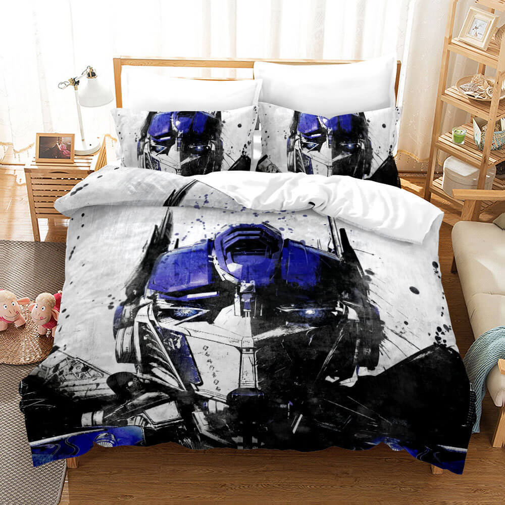 Movie Transformers Optimus Prime Bedding Sets Quilt Cover Without Filler (Online Order Only)