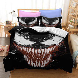 Movie Venom Cosplay Bedding Set Quilt Cover Without Filler (Online Order Only)