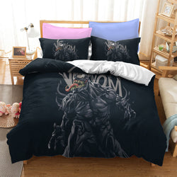 Movie Venom Cosplay Bedding Set Quilt Cover Without Filler (Online Order Only)