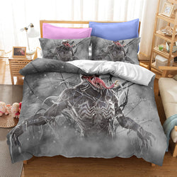 Movie Venom Cosplay Bedding Set Quilt Cover Without Filler (Online Order Only)
