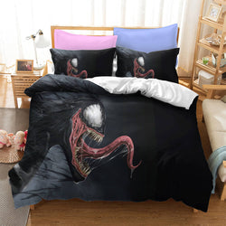 Movie Venom Cosplay Bedding Set Quilt Cover Without Filler (Online Order Only)