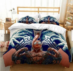 Movie Venom Cosplay Bedding Set Quilt Cover Without Filler (Online Order Only)