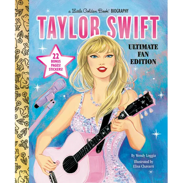 Taylor Swift Ultimate Fan Edition Little Golden Book Biography: 22 Bonus Pages! Stickers! - Hardcover (ONLINE ORDER ONLY)