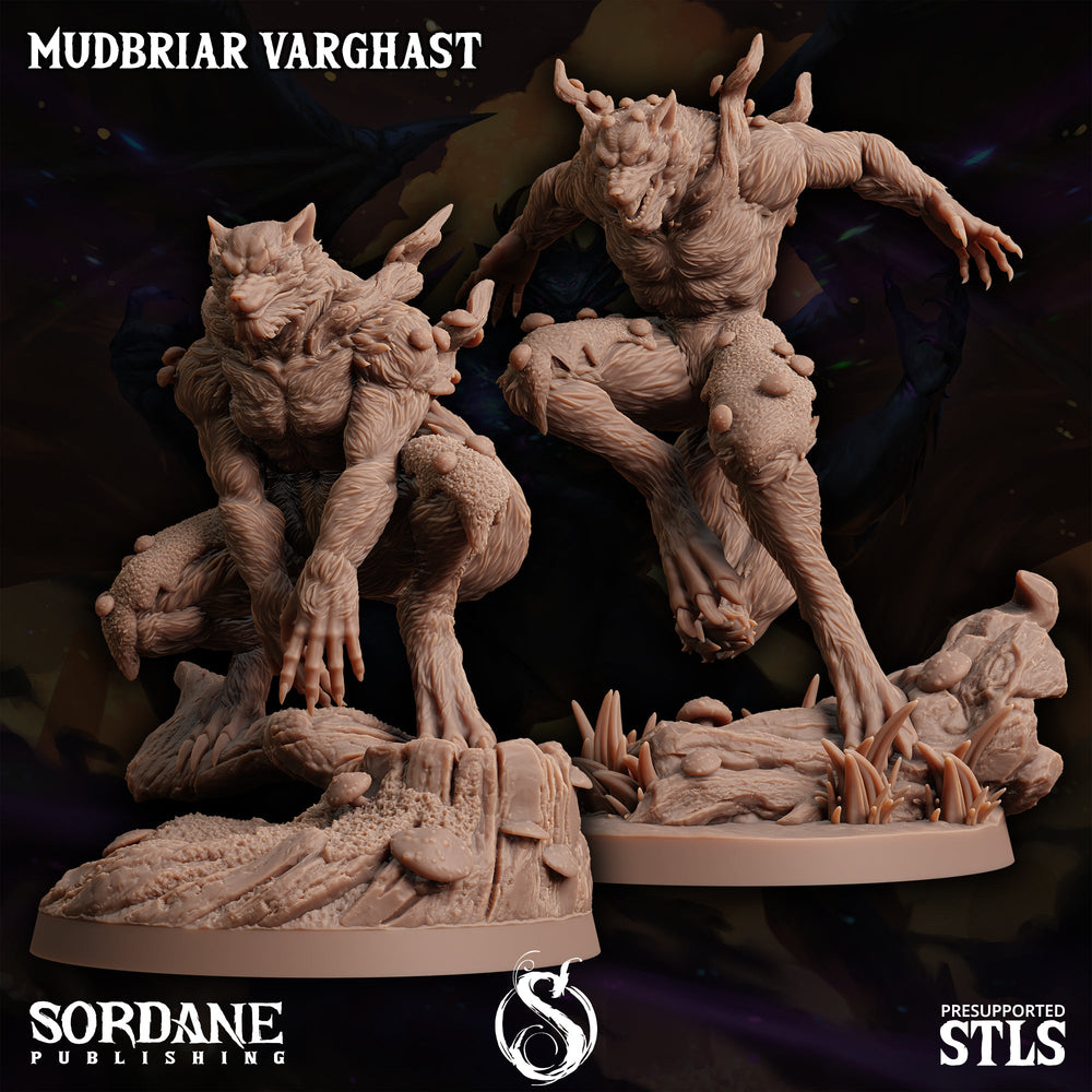 3D Printed Sordane Publishing Mudbriar Varghast Monster Mayhem II 28 32mm D&D (Online Only)