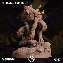 3D Printed Sordane Publishing Mudbriar Varghast Monster Mayhem II 28 32mm D&D (Online Only)