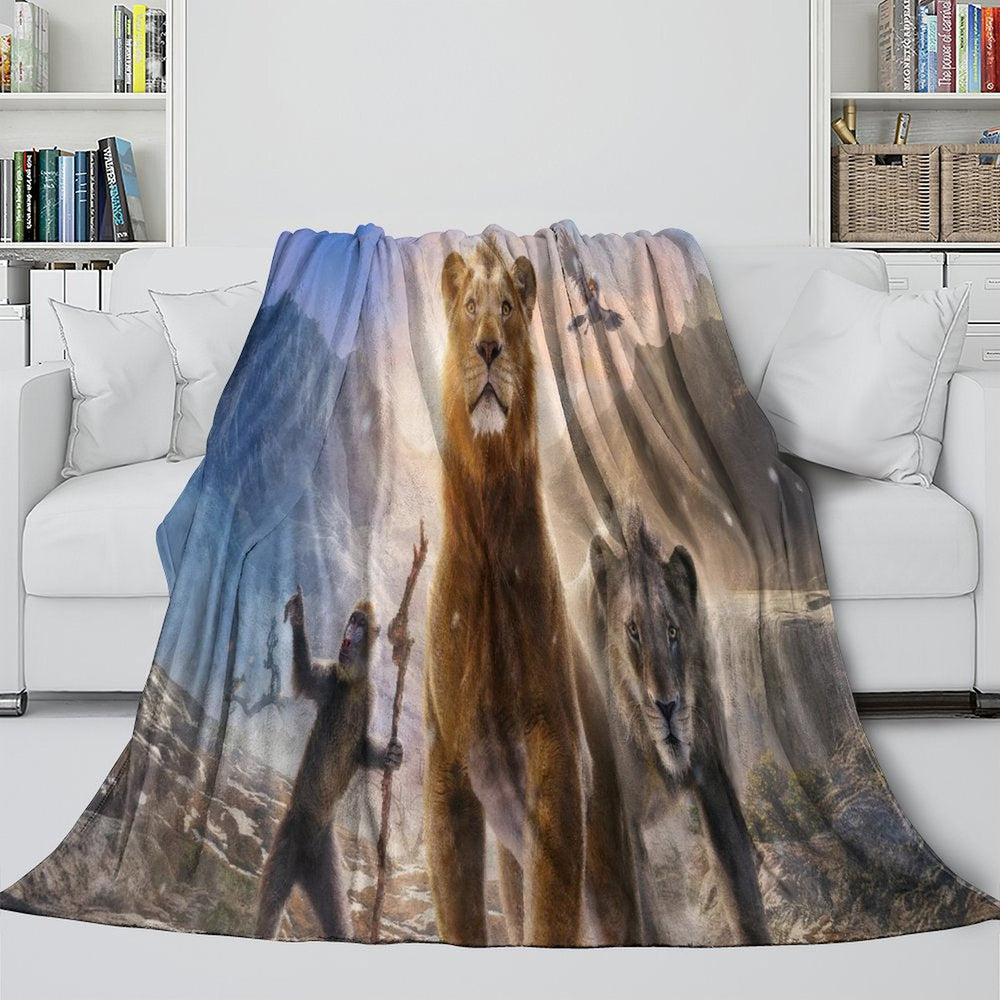 Mufasa The Lion King Blanket Flannel Throw Room Decoration (Online Order Only)