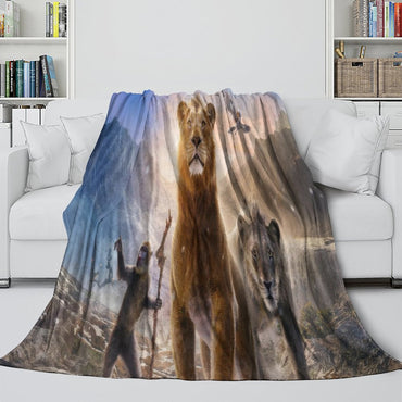 Mufasa The Lion King Blanket Flannel Throw Room Decoration (Online Order Only)