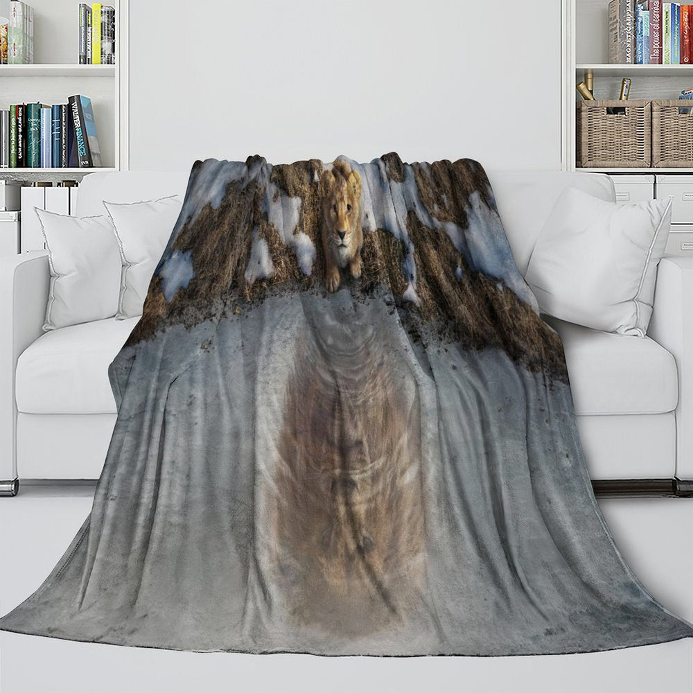 Mufasa The Lion King Blanket Flannel Throw Room Decoration (Online Order Only)