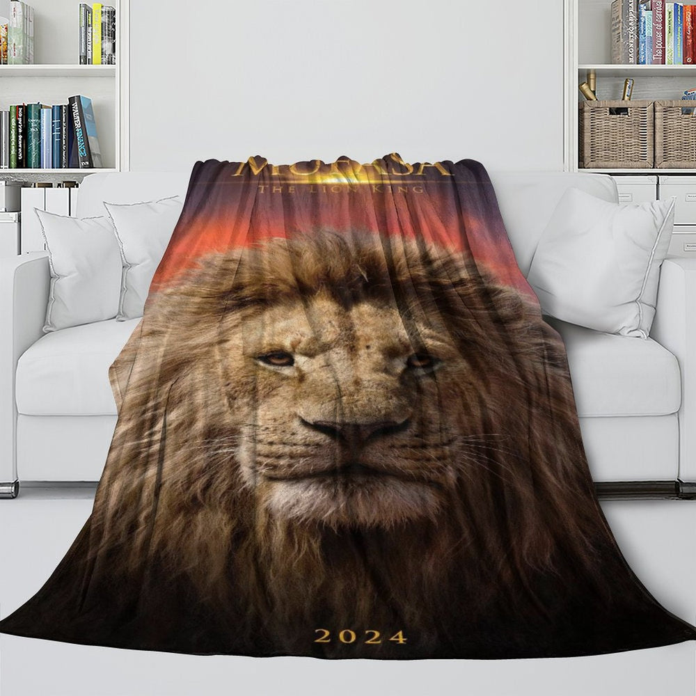 Mufasa The Lion King Blanket Flannel Throw Room Decoration (Online Order Only)