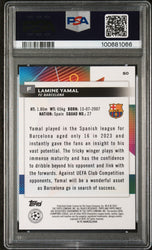 Graded 2023-24 Topps Finest UCC Lamine Yamal #UCC Signed Rookie RC Soccer Card PSA Auto Auth Authentic COA (ONLINE ORDER ONLY)
