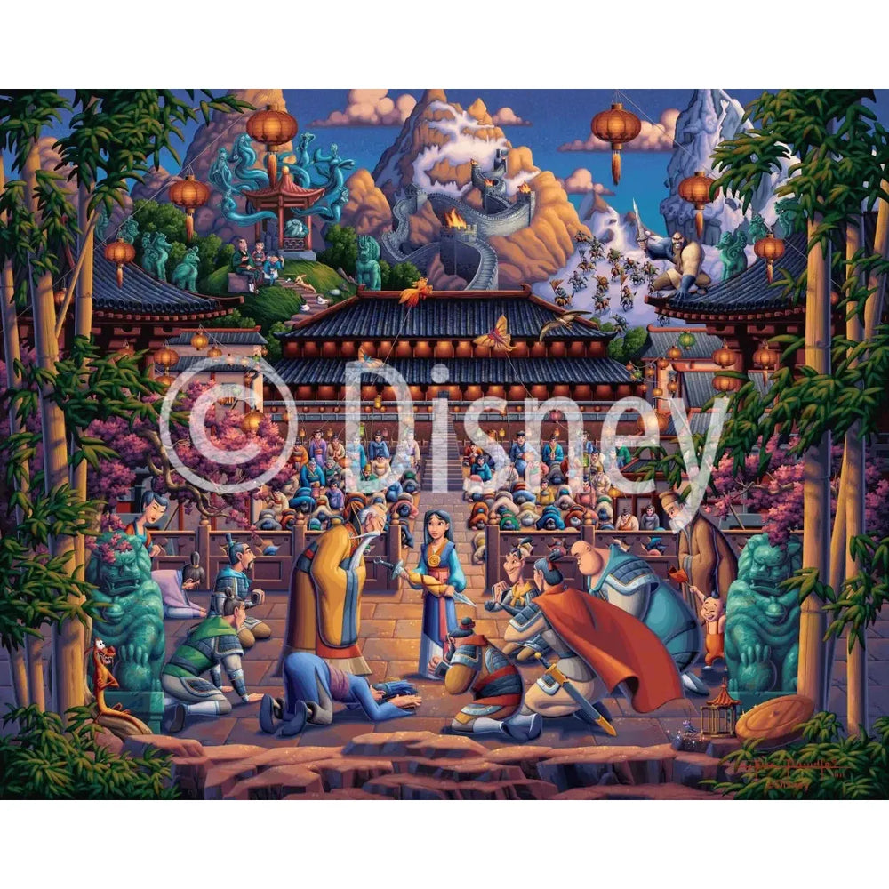 Mulan The Face in the Mirror 500 Piece Jigsaw Puzzle Disney x Dowdle (ONLINE ORDER ONLY)