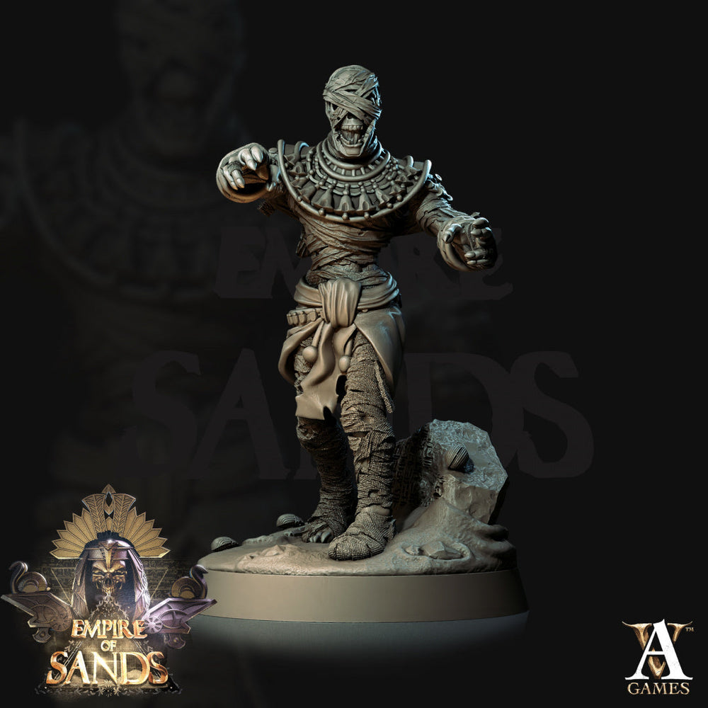 3D Printed Archvillain Games Mummies The Empire of Sands 28 32mm D&D (Online Only)