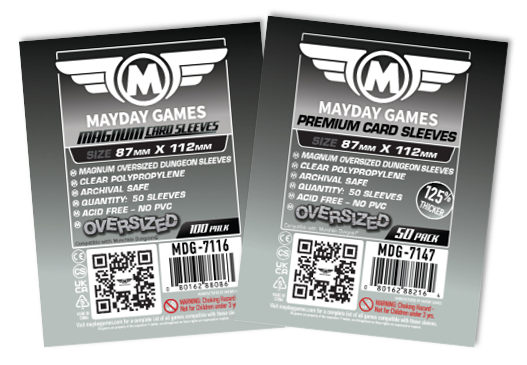 "Munchkin Dungeon" Compatible Sleeves Magnum Oversized (87x112mm) (ONLINE ORDER ONLY)