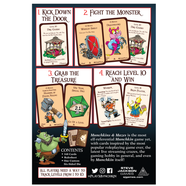 Munchkins & Mazes (ONLINE ORDER ONLY)