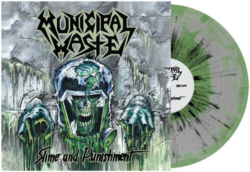 Slime and Punishment - Gray & Mint Swirl W/ Black Splatter [Vinyl]