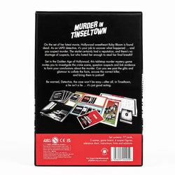 Murder in Tinseltown - Crime-Solving Detective Puzzle Game - Professor Puzzle