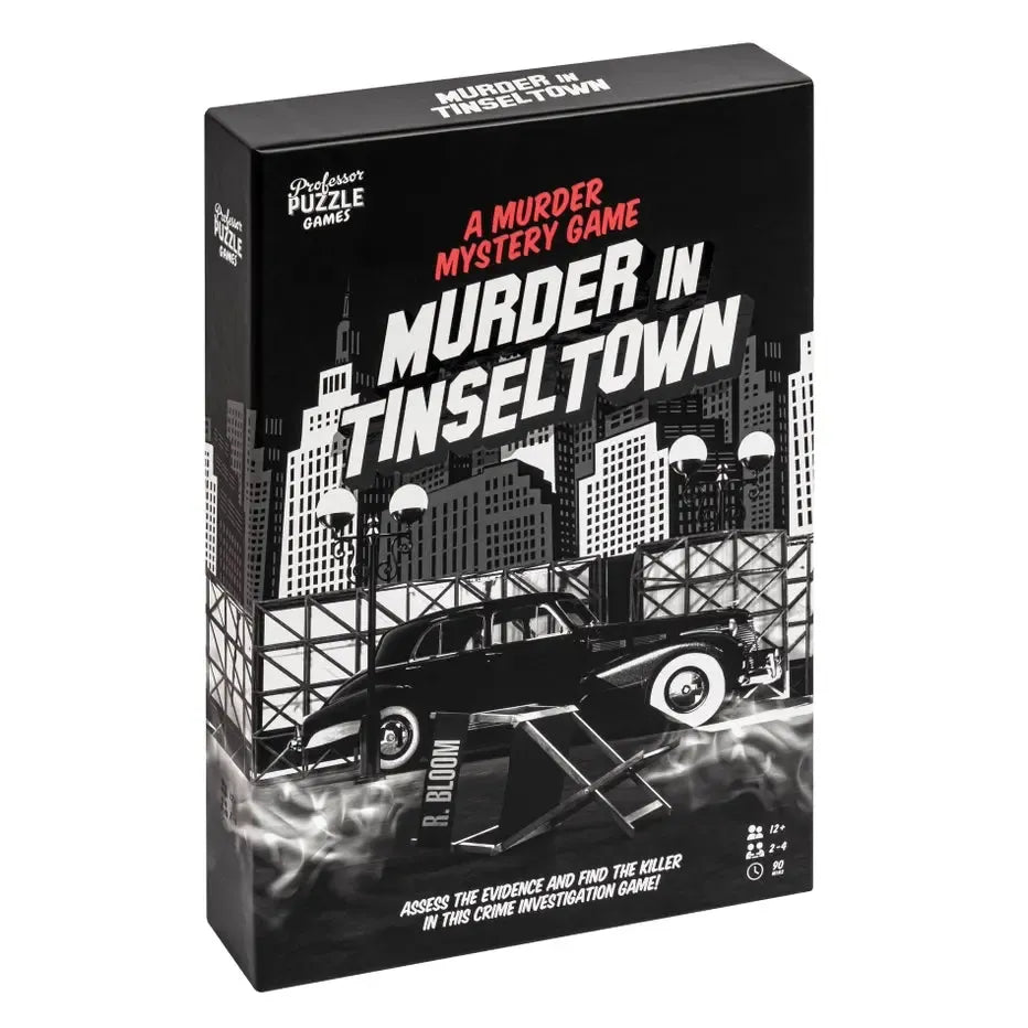 Murder in Tinseltown - Crime-Solving Detective Puzzle Game - Professor Puzzle