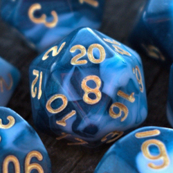 Pre-Order || Murky Waters Acrylic Dice Set