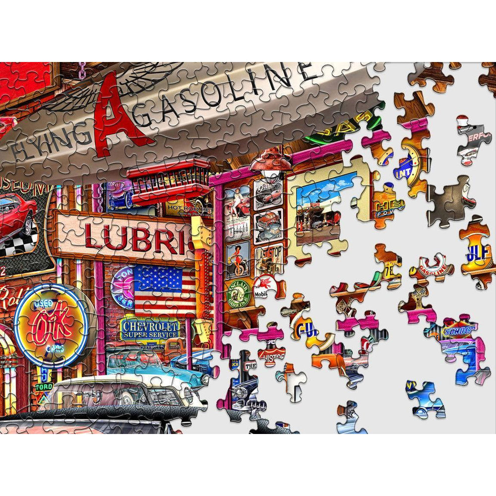Muscle Car Museum 1000 Piece Jigsaw Puzzle Springbok