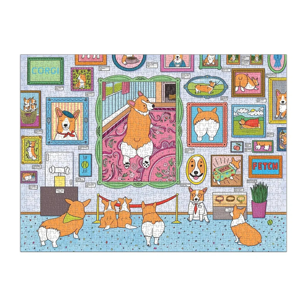Museum of the Corgi 1000 Piece Jigsaw Puzzle Galison (ONLINE ORDER ONLY)