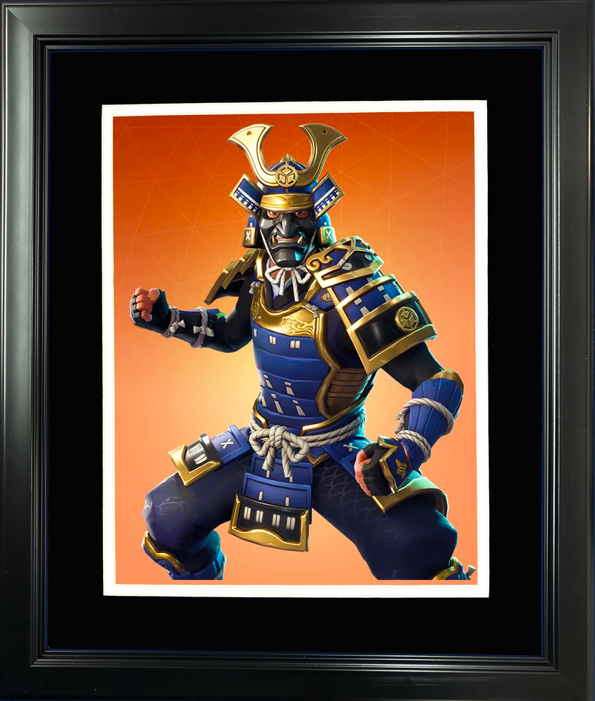 Framed Musha Legendary Fortnite Skin 11"x14" Video Game Photo (ONLINE ORDER ONLY)
