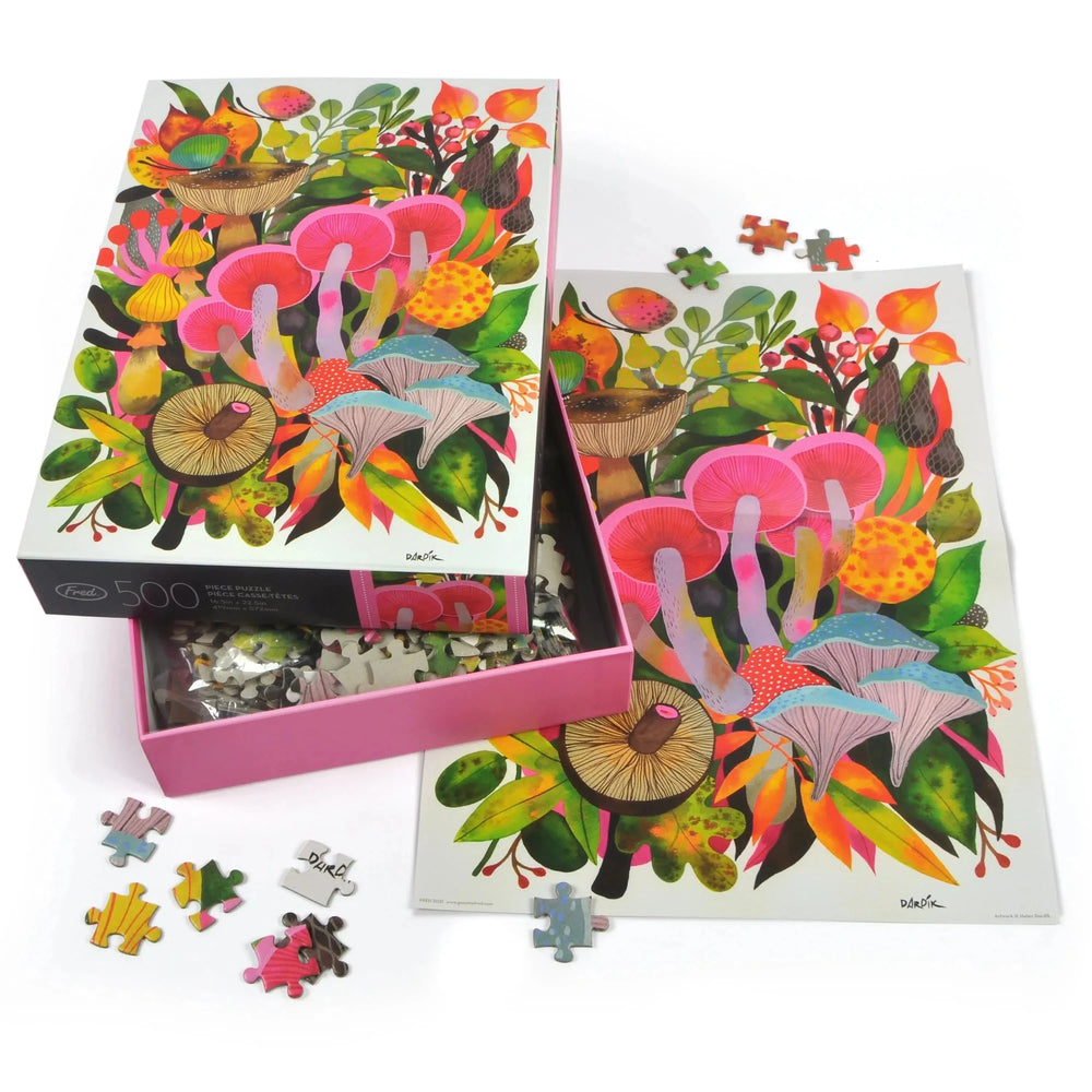 Mushroom Toomuchery 500 Piece Jigsaw Puzzle Fred (ONLINE ORDER ONLY)