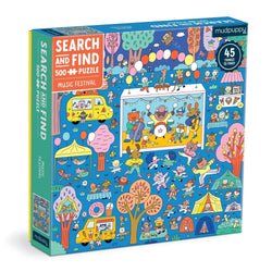 Music Festival Search & Find 500 Piece Jigsaw Puzzle Mudpuppy (ONLINE ORDER ONLY)